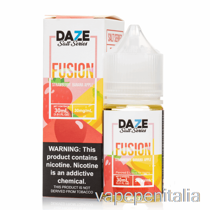 Vape Box Mod Fragola Banana Mela - 7 Sali Daze - 30ml 50mg